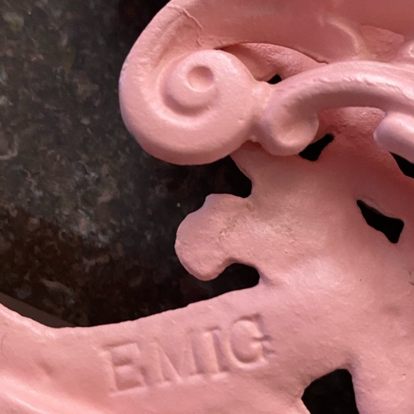 Vintage Emig Cast Iron Standing Mirror - Picture 3 of 5